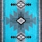 Flash Furniture 6x9 Turquoise Rustic Southwest Style Area Rug ACD-RGC318-69-TQ-GG - alternate 3